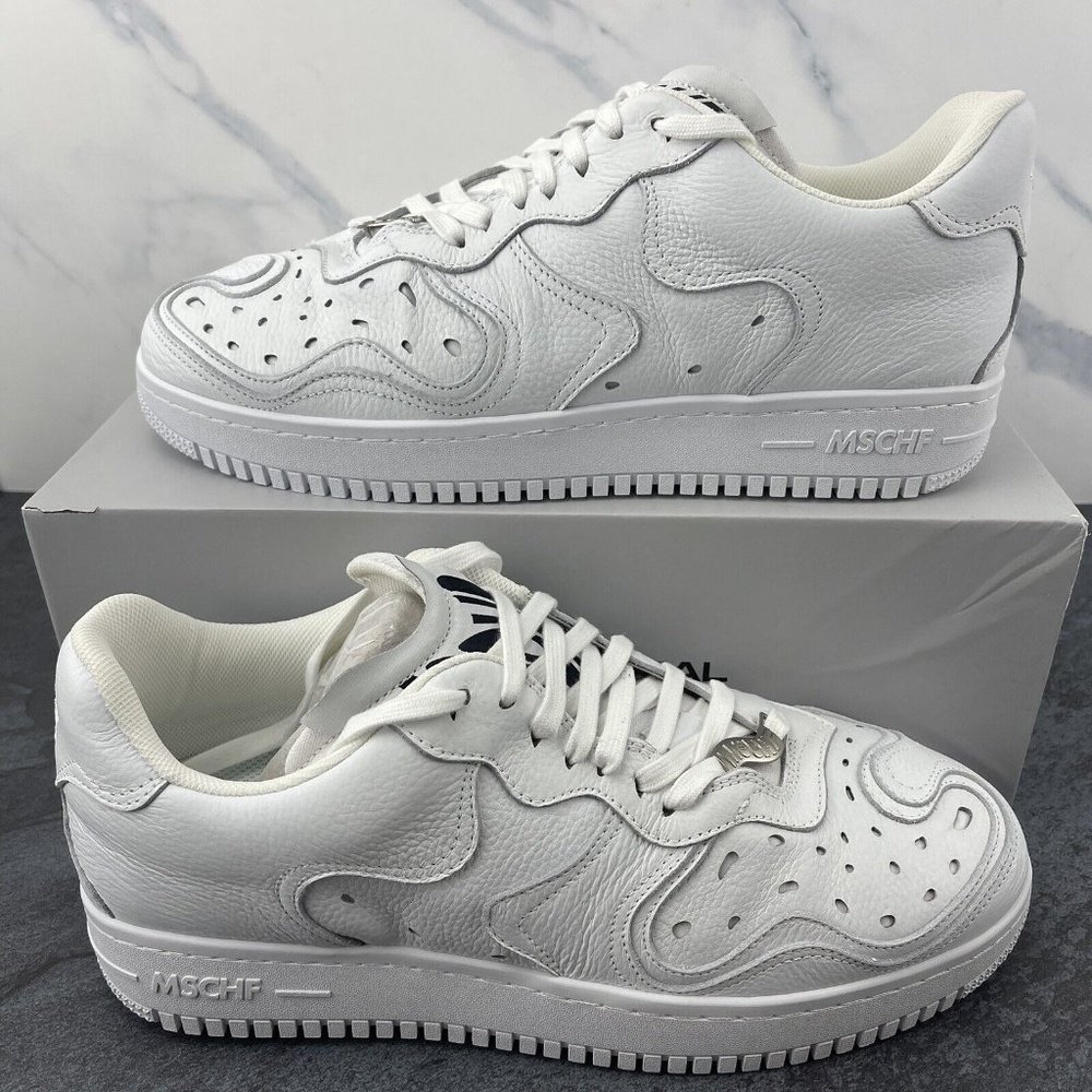 MSCHF‎ Super Normal Size 11 Mens Coke White Triple Rare AF1 Air Force 1 Type NWB